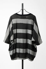 画像をギャラリービューアに読み込む, 【SAMPLE SALE】A.F ARTEFACT BOUND BORDER DOLMAN TEE (BLACK x GREY)