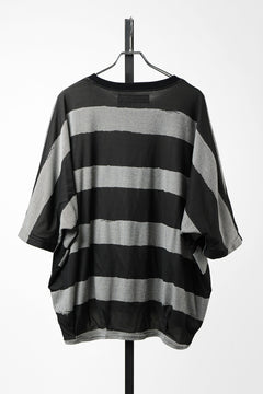 画像をギャラリービューアに読み込む, 【SAMPLE SALE】A.F ARTEFACT BOUND BORDER DOLMAN TEE (BLACK x GREY)