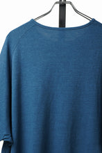 画像をギャラリービューアに読み込む, CAPERTICA ASYMMETRY TEE / LINEN HEAVY JERSEY (DEEP BLUE)