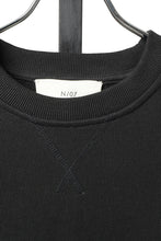 画像をギャラリービューアに読み込む, N/07 CREW NECK SWEAT TOP / ORGANIC COTTON (BLACK)