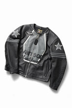 画像をギャラリービューアに読み込む, ISAMU KATAYAMA BACKLASH xx VANSON MONOTONE STAR JACKET ＃TYPE-B (BLACK x GRAY x WHITE)