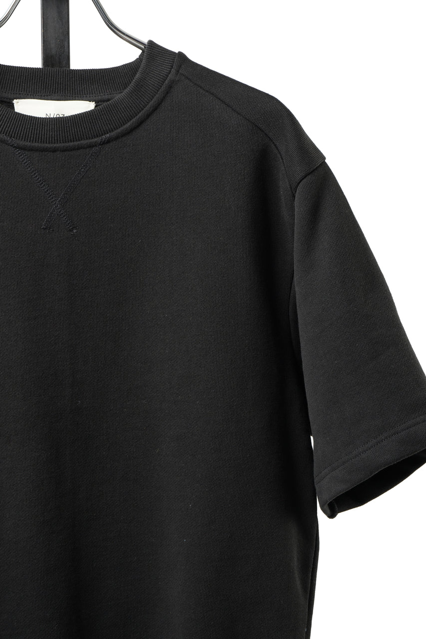 画像をギャラリービューアに読み込む, N/07 CREW NECK SWEAT TOP / ORGANIC COTTON (BLACK)