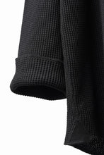 画像をギャラリービューアに読み込む, SEVEN LEATHERS WAFFLE HENLEY LONG SLEEVE TOPS (BLACK)