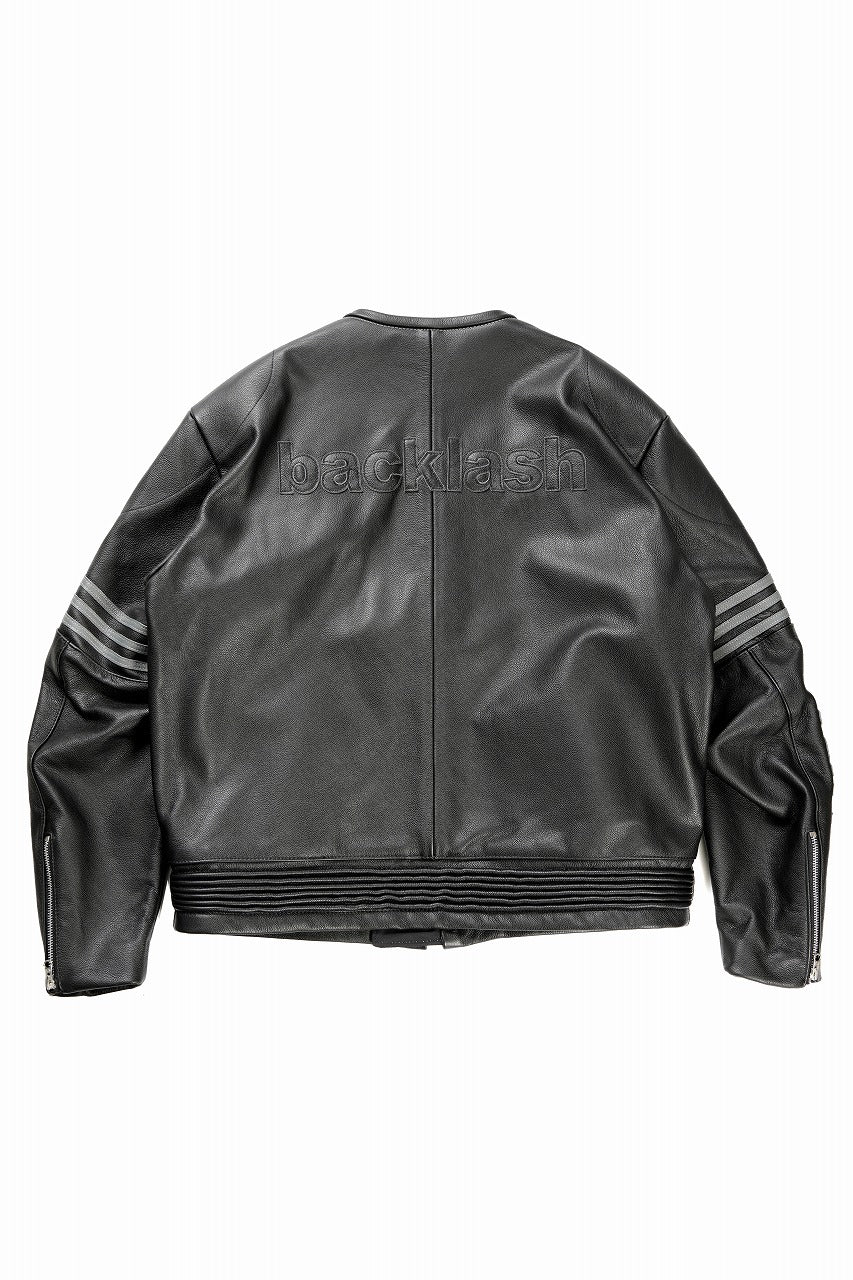 画像をギャラリービューアに読み込む, ISAMU KATAYAMA BACKLASH xx VANSON MONOTONE STAR JACKET ＃TYPE-B (BLACK x GRAY x WHITE)