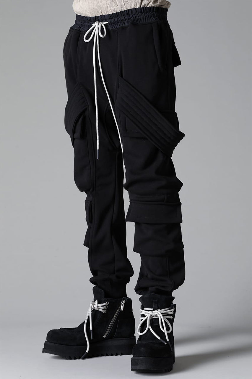 Load image into Gallery viewer, A.F ARTEFACT BELT CARGO SARROUEL JOGGER / BOMBER HEAT® (BLACK)