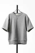 画像をギャラリービューアに読み込む, N/07 CREW NECK SWEAT TOP / ORGANIC COTTON (GREY)