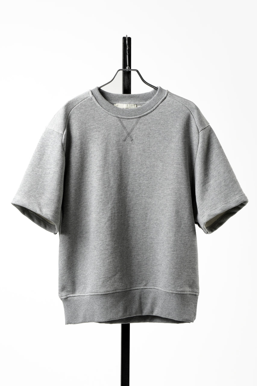 画像をギャラリービューアに読み込む, N/07 CREW NECK SWEAT TOP / ORGANIC COTTON (GREY)
