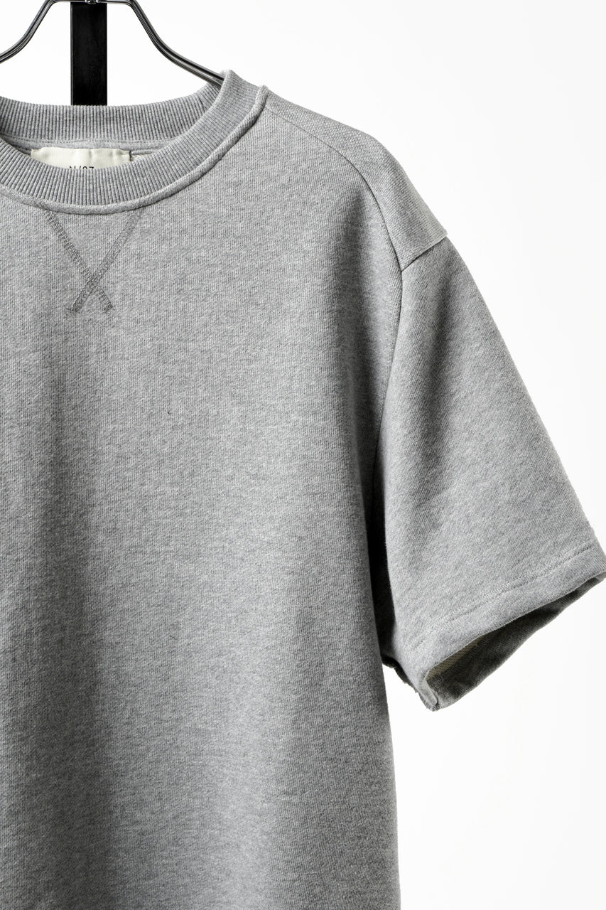 画像をギャラリービューアに読み込む, N/07 CREW NECK SWEAT TOP / ORGANIC COTTON (GREY)