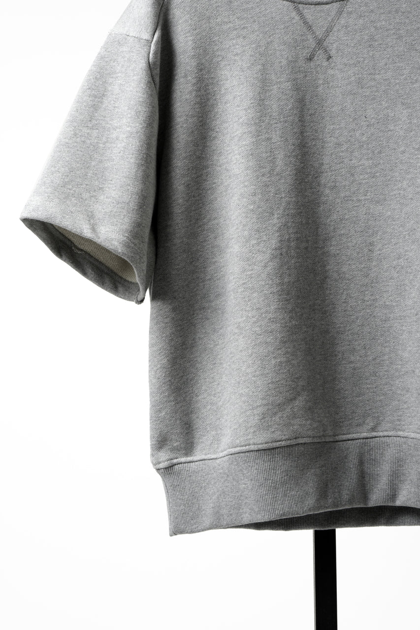 画像をギャラリービューアに読み込む, N/07 CREW NECK SWEAT TOP / ORGANIC COTTON (GREY)
