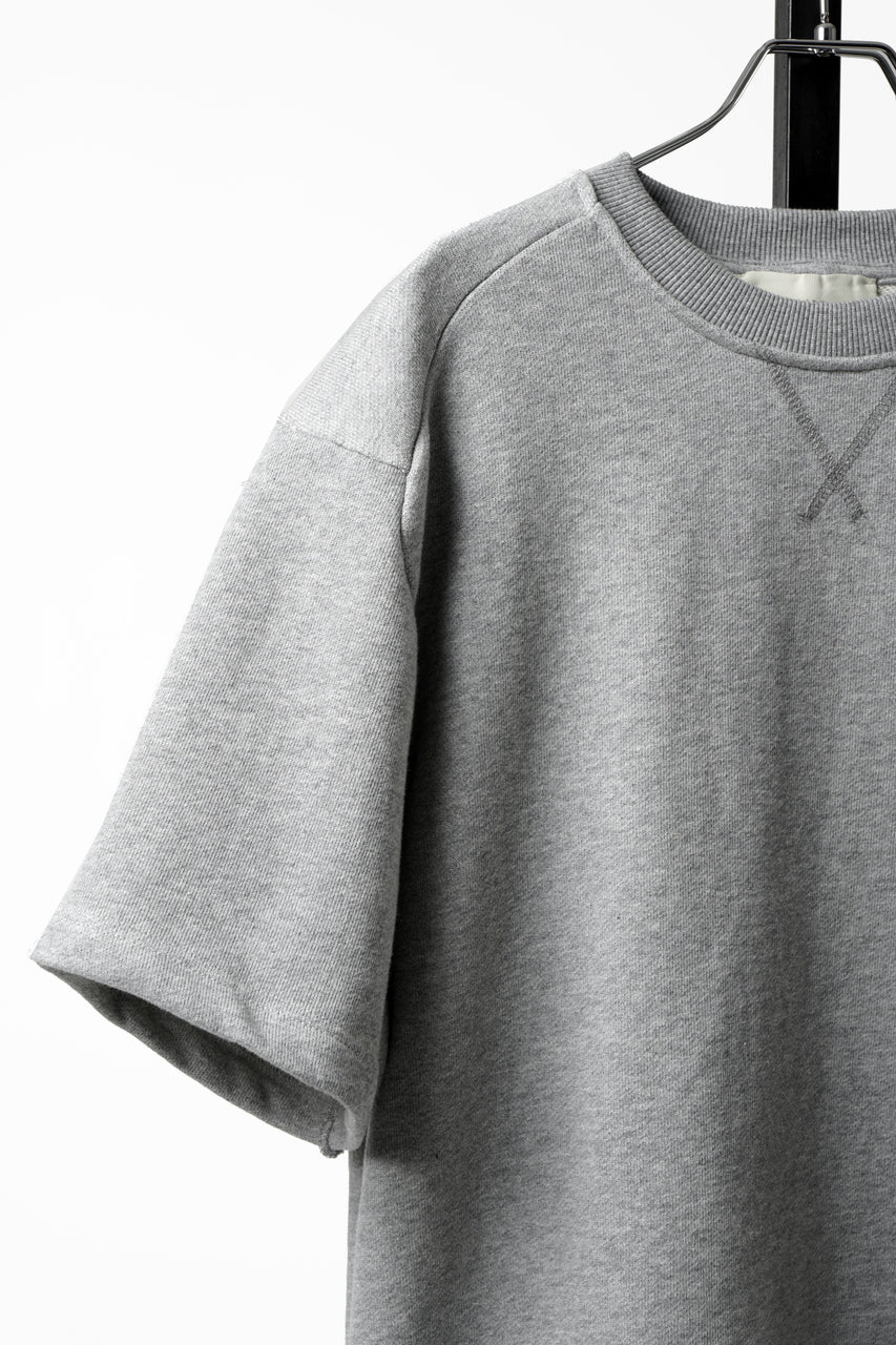 画像をギャラリービューアに読み込む, N/07 CREW NECK SWEAT TOP / ORGANIC COTTON (GREY)