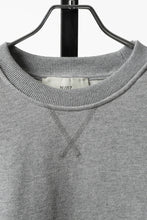 画像をギャラリービューアに読み込む, N/07 CREW NECK SWEAT TOP / ORGANIC COTTON (GREY)