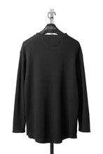 画像をギャラリービューアに読み込む, SEVEN LEATHERS WAFFLE HENLEY LONG SLEEVE TOPS (BLACK)