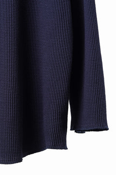 画像をギャラリービューアに読み込む, SEVEN LEATHERS WAFFLE HENLEY LONG SLEEVE TOPS (NAVY)