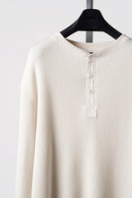 画像をギャラリービューアに読み込む, SEVEN LEATHERS WAFFLE HENLEY LONG SLEEVE TOPS (CREAM)