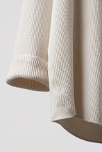 画像をギャラリービューアに読み込む, SEVEN LEATHERS WAFFLE HENLEY LONG SLEEVE TOPS (CREAM)
