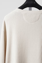 画像をギャラリービューアに読み込む, SEVEN LEATHERS WAFFLE HENLEY LONG SLEEVE TOPS (CREAM)