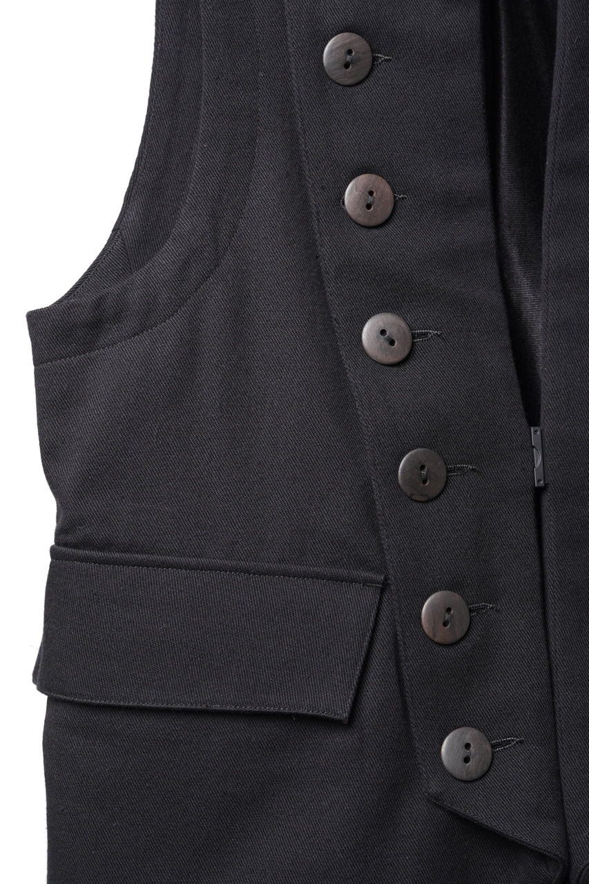 Load image into Gallery viewer, beauty:beast Napoleon Vest (BLACK)