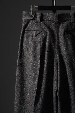 画像をギャラリービューアに読み込む, TARO HORIUCHI / th products Extra Volumed Tapered Trousers / Bishu Nep Tweed (grey)