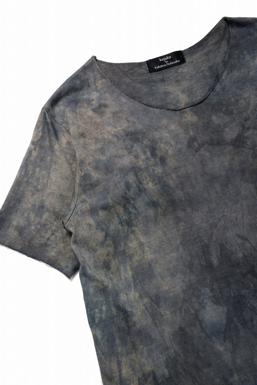 Load image into Gallery viewer, kujaku exclusive dyed crew neck long pullover / K-875-3 (dusk)