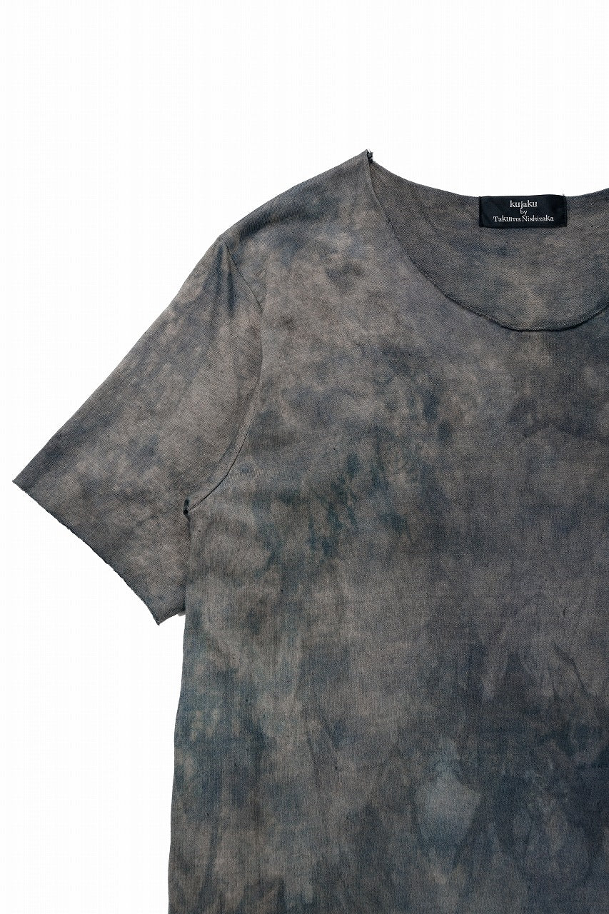 Load image into Gallery viewer, kujaku exclusive dyed crew neck long pullover / K-875-3 (dusk)