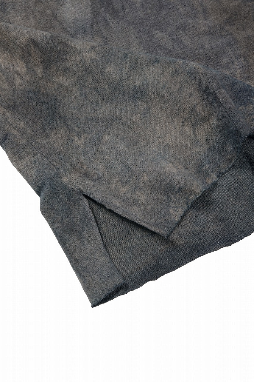 Load image into Gallery viewer, kujaku exclusive dyed crew neck long pullover / K-875-3 (dusk)