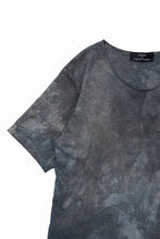 Load image into Gallery viewer, kujaku exclusive dyed crew neck H/S pulover / K-798-1 (verdigris)
