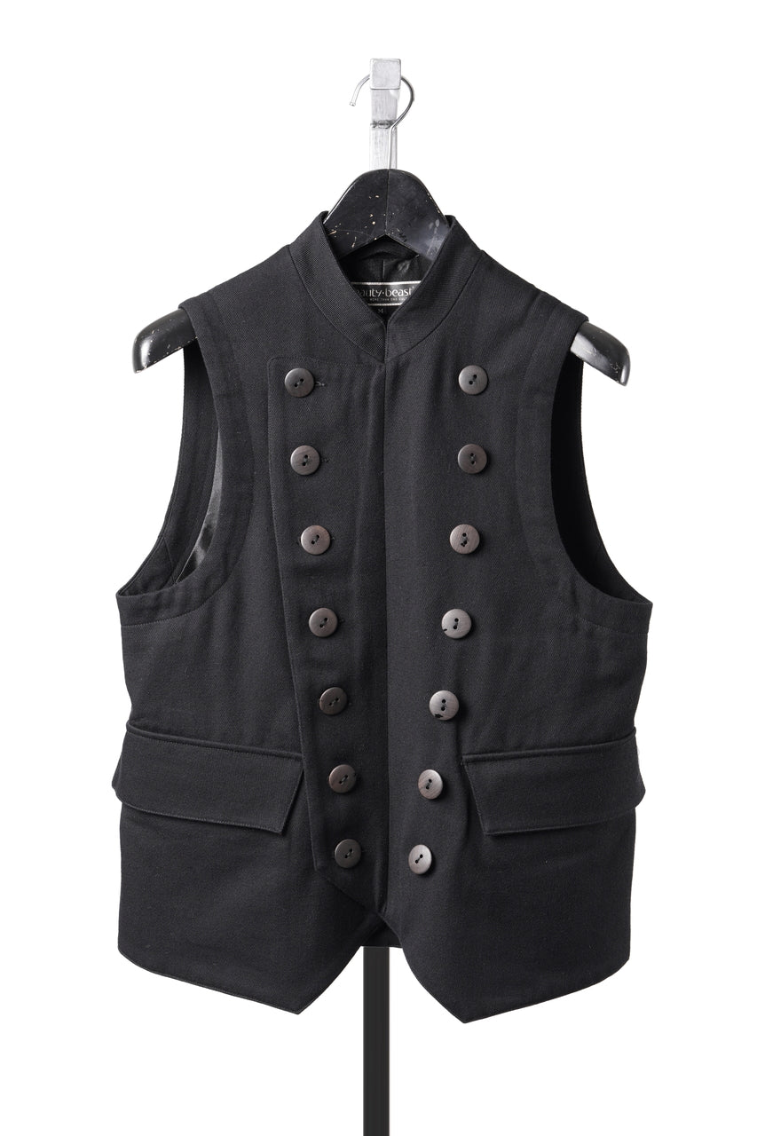 Load image into Gallery viewer, beauty:beast Napoleon Vest (BLACK)
