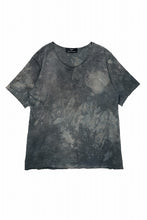 Load image into Gallery viewer, kujaku exclusive dyed crew neck H/S pulover / K-798-1 (verdigris)