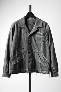 Load image into Gallery viewer, Professor.E AGED WORK JACKET (COLD DYED GREY)