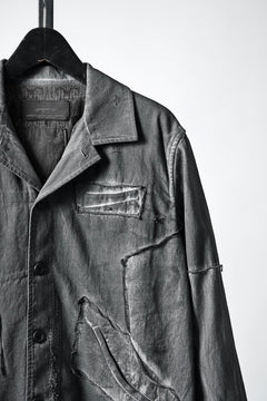 Load image into Gallery viewer, Professor.E AGED WORK JACKET (COLD DYED GREY)