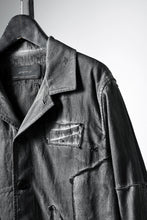 Load image into Gallery viewer, Professor.E AGED WORK JACKET (COLD DYED GREY)