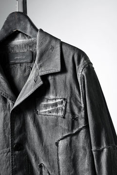 Load image into Gallery viewer, Professor.E AGED WORK JACKET (COLD DYED GREY)