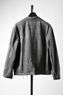 Load image into Gallery viewer, Professor.E AGED WORK JACKET (COLD DYED GREY)