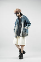 Load image into Gallery viewer, N/07 2 TUCKS EASY SHORTS / RIBBED CARDBOARD KNIT JERSEY (LIGHT BEIGE)