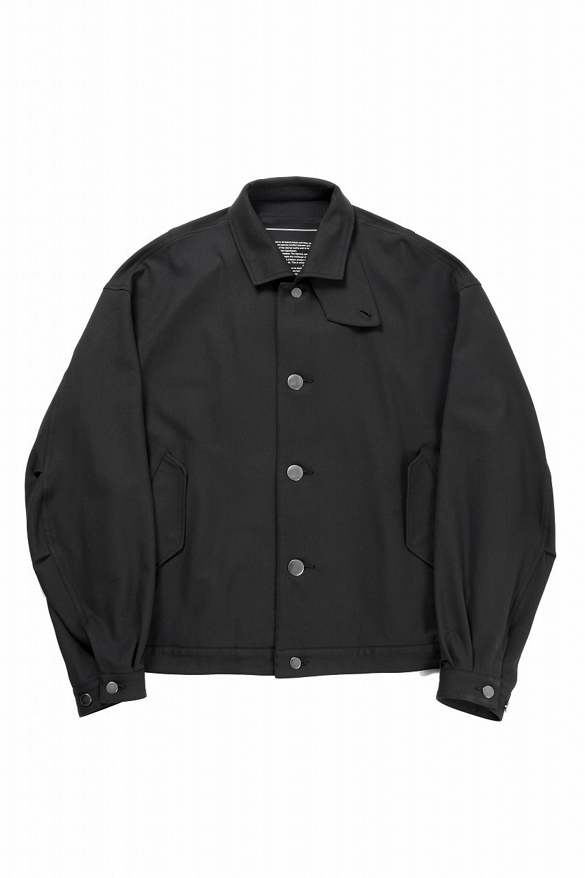 画像をギャラリービューアに読み込む, beauty : beast LAPEL COLLAR SHIRTS JACKET (BLACK)