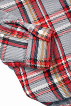 画像をギャラリービューアに読み込む, FULLCOUNT FLANNEL WORK SHIRT / ORIGINAL COTTON CHECK (GRAY x RED)