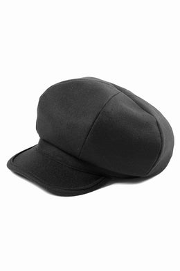 Y's for men CASQUETTE / 1/16 FLANNEL (BLACK)