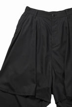 画像をギャラリービューアに読み込む, beauty : beast 8Q LAYERED SUPER WIDE SAROUEL PANTS (BLACK)
