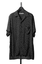 画像をギャラリービューアに読み込む, Y's for men POLKA DOT PATTERN ALOHA SHIRT / CUPRA &amp; RAYON (BLACK)
