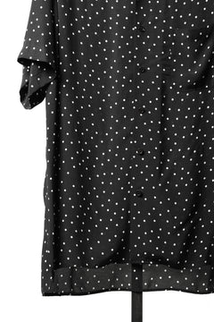 画像をギャラリービューアに読み込む, Y's for men POLKA DOT PATTERN ALOHA SHIRT / CUPRA &amp; RAYON (BLACK)