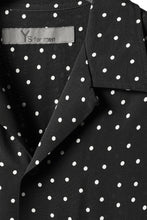 画像をギャラリービューアに読み込む, Y's for men POLKA DOT PATTERN ALOHA SHIRT / CUPRA &amp; RAYON (BLACK)