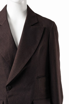 画像をギャラリービューアに読み込む, beauty : beast DOUBLE BREASTED UNCONSCIOUS JACKET (BROWN)