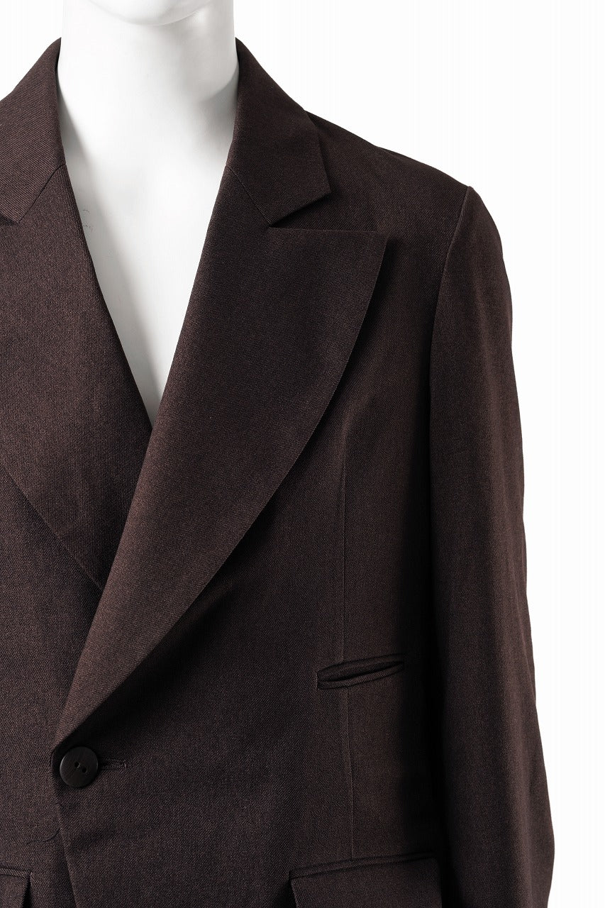 画像をギャラリービューアに読み込む, beauty : beast DOUBLE BREASTED UNCONSCIOUS JACKET (BROWN)