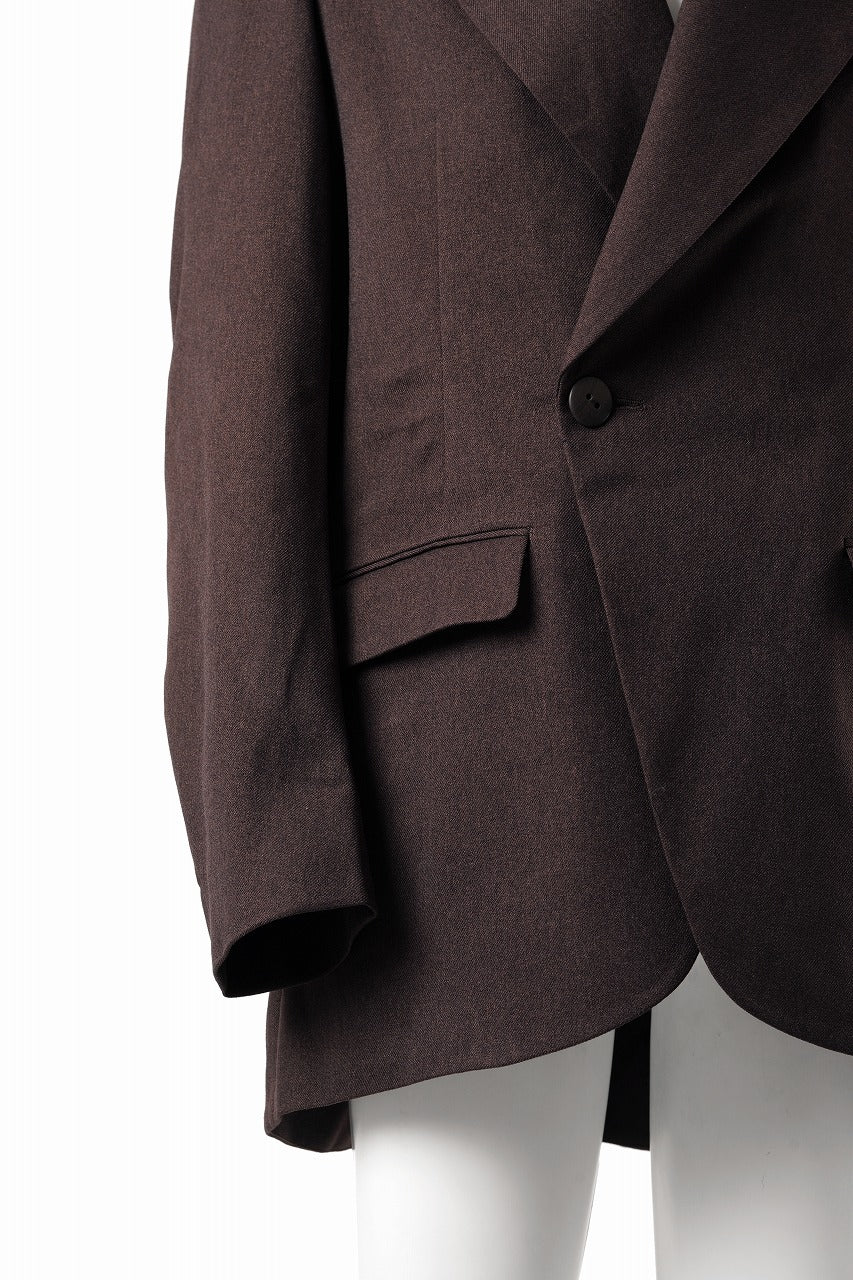 画像をギャラリービューアに読み込む, beauty : beast DOUBLE BREASTED UNCONSCIOUS JACKET (BROWN)