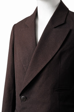 画像をギャラリービューアに読み込む, beauty : beast DOUBLE BREASTED UNCONSCIOUS JACKET (BROWN)