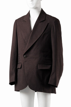 画像をギャラリービューアに読み込む, beauty : beast DOUBLE BREASTED UNCONSCIOUS JACKET (BROWN)