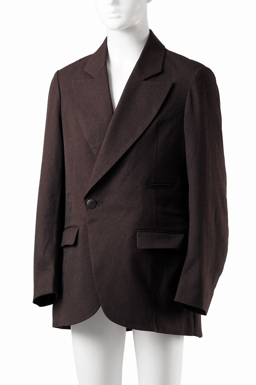画像をギャラリービューアに読み込む, beauty : beast DOUBLE BREASTED UNCONSCIOUS JACKET (BROWN)