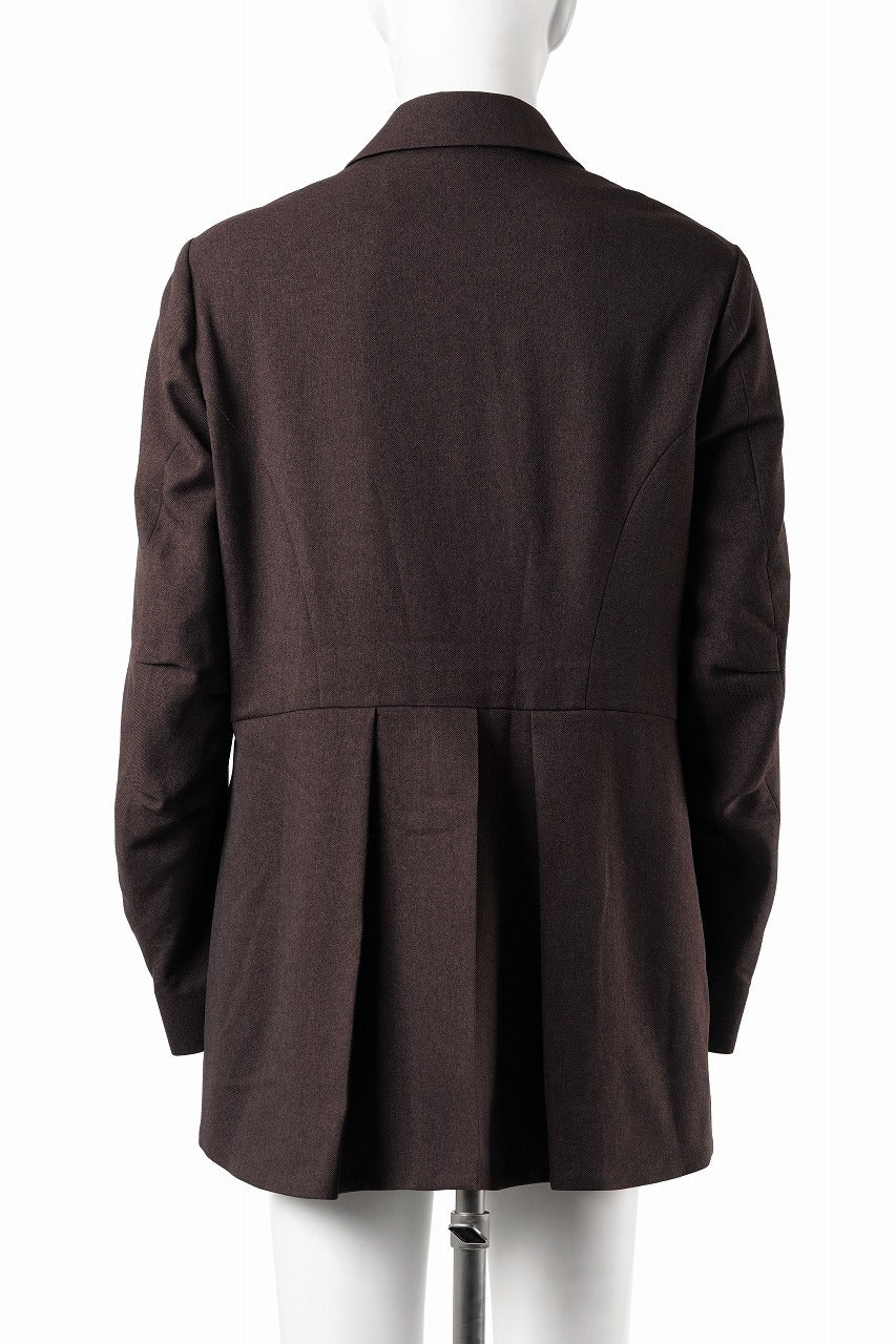 画像をギャラリービューアに読み込む, beauty : beast DOUBLE BREASTED UNCONSCIOUS JACKET (BROWN)