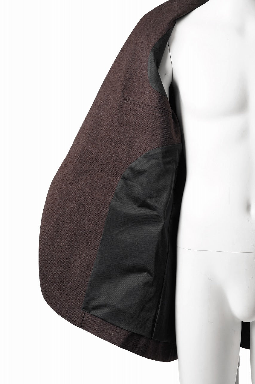 画像をギャラリービューアに読み込む, beauty : beast DOUBLE BREASTED UNCONSCIOUS JACKET (BROWN)