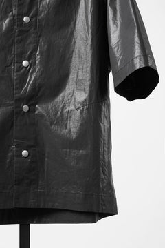 画像をギャラリービューアに読み込む, 【SAMPLE SALE】A.F ARTEFACT NO COLLAR SHIRT / COATING COTTON (BLACK)